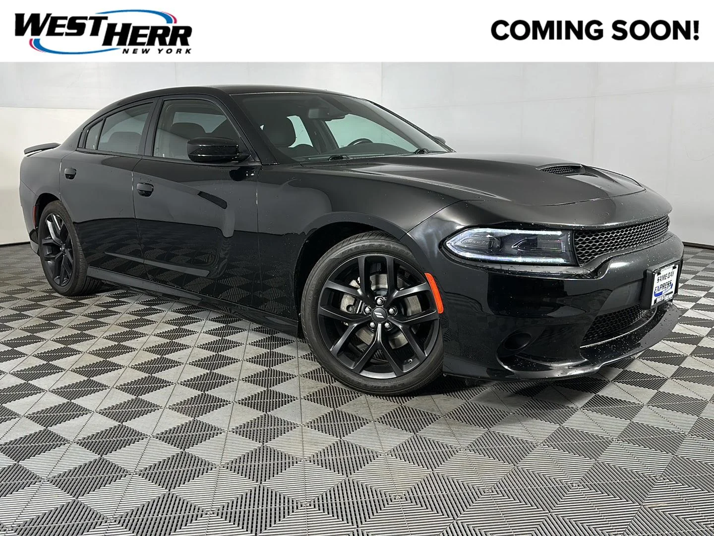 Used 2022 Pitch Black Clearcoat Dodge GT image 1