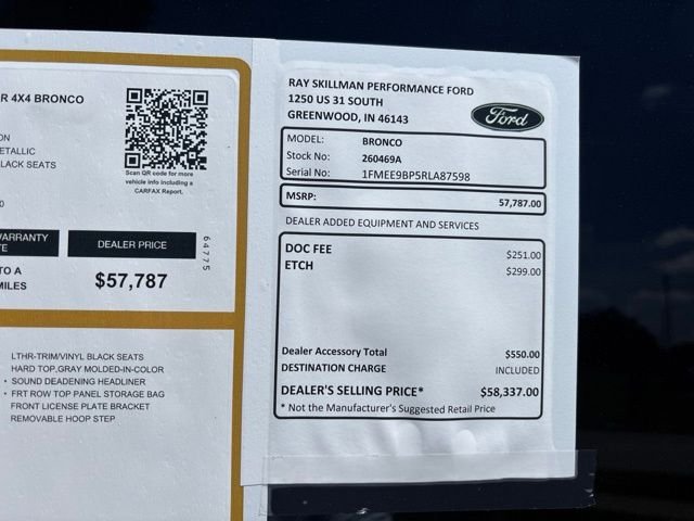 Used 2024 Blue Ford Badlands image 3