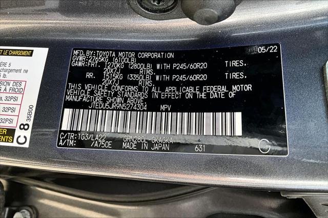Certified Used 2022 MAGNETIC GRAY MET. Toyota  image 33