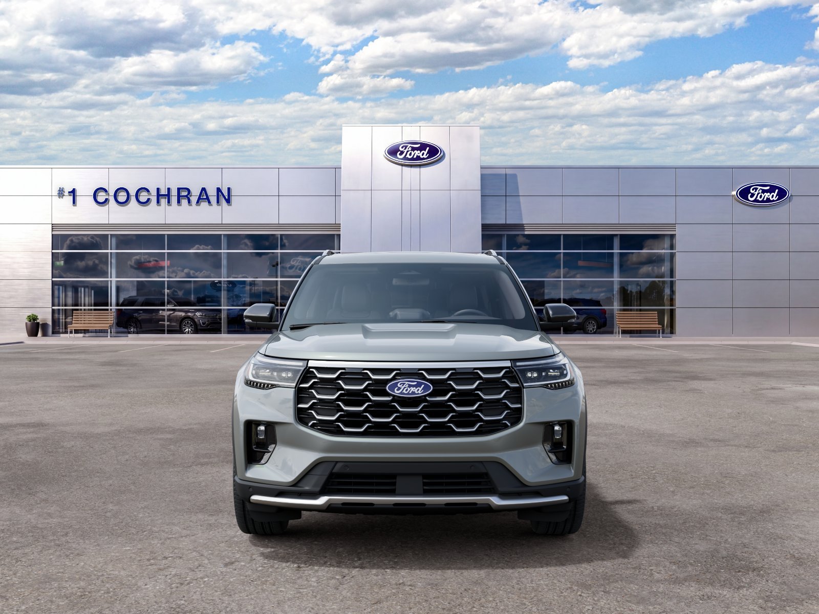 New 2027 Avalanche Gray Ford Platinum image 3