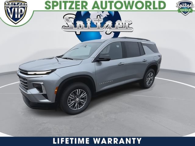 2026 Chevrolet Traverse LT Gray at Spitzer Autoworld Chevy Buick GMC Cadillac