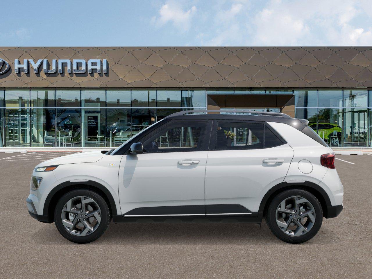 New 2026 Lunar White w/Black Roof Hyundai SEL w/Two-Tone Roof image 3