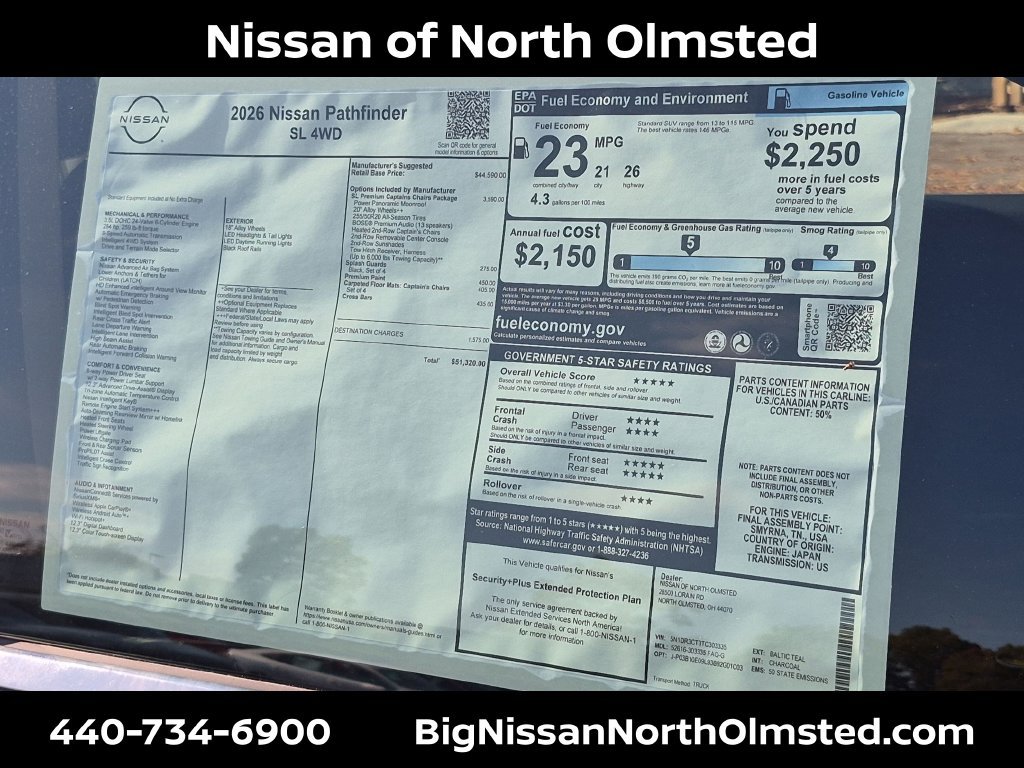 New 2026 Baltic Teal Pearl Nissan SL image 19