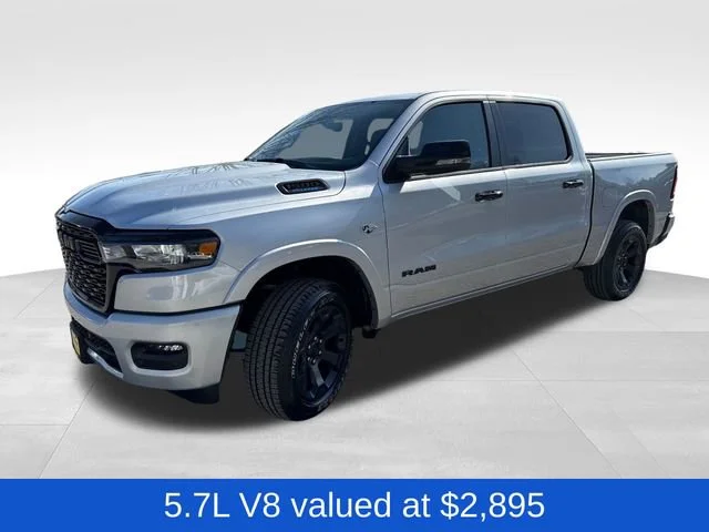 New 2026 Silver Zynith Exterior Paint RAM Big Horn/Lone Star image 3