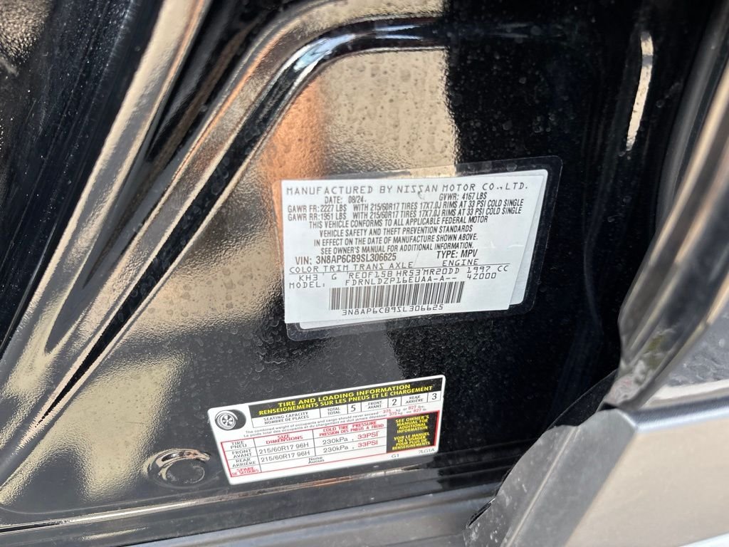 Used 2025 Black Nissan SV image 13