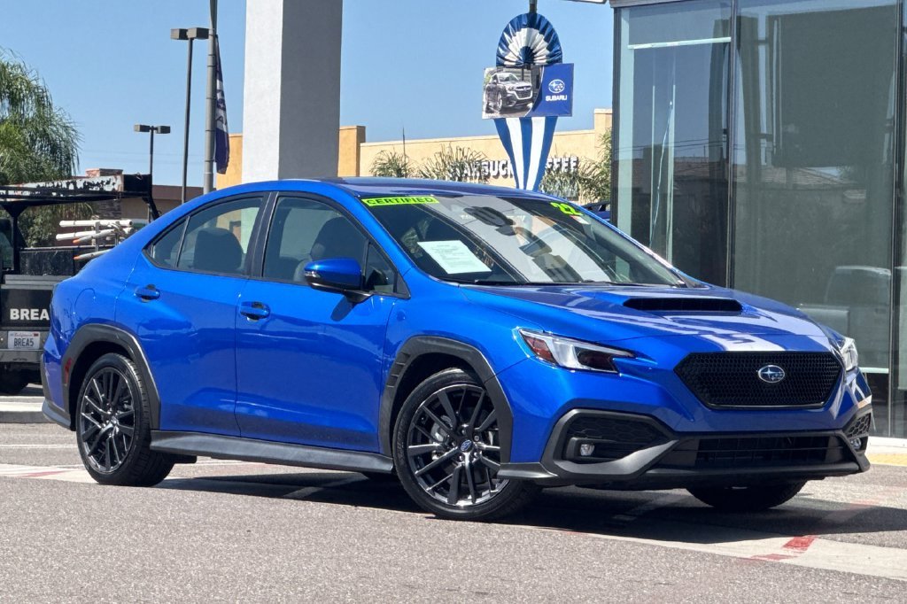 Certified Used 2022 Blue Subaru Limited image 2