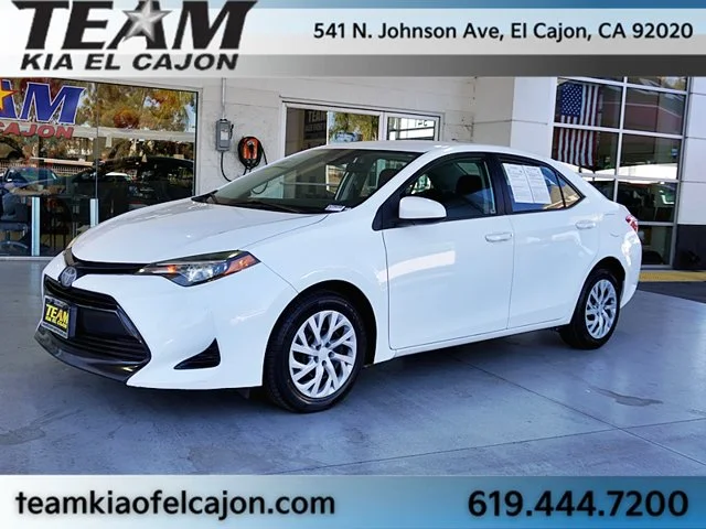 Used 2019 White Toyota LE image 5