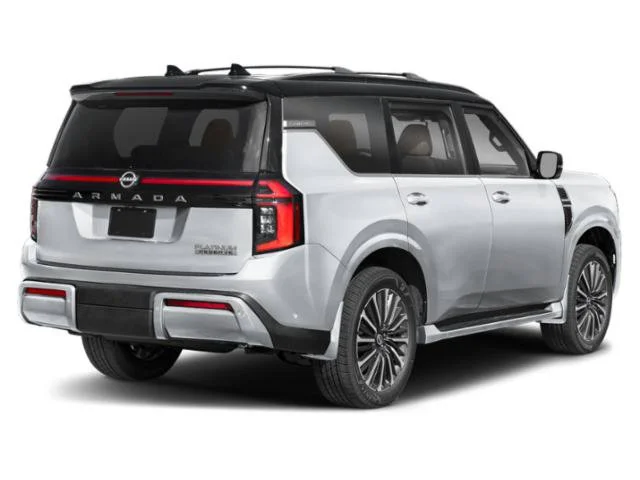 New 2026 Everest White TriCoat / Super Black Two-tone Nissan Platinum Reserve image 2