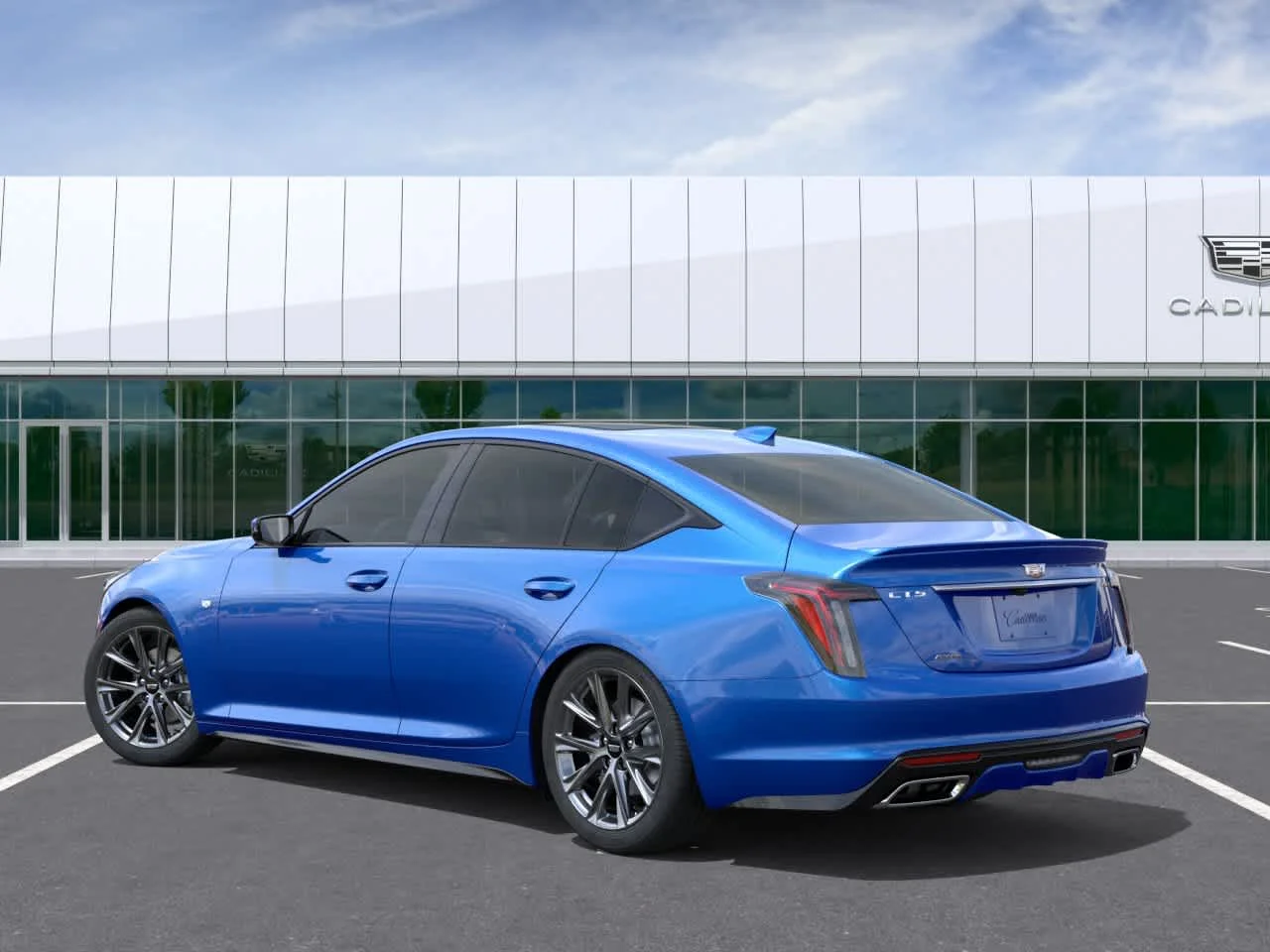 New 2026 Coastal Blue Metallic Cadillac Sport image 3