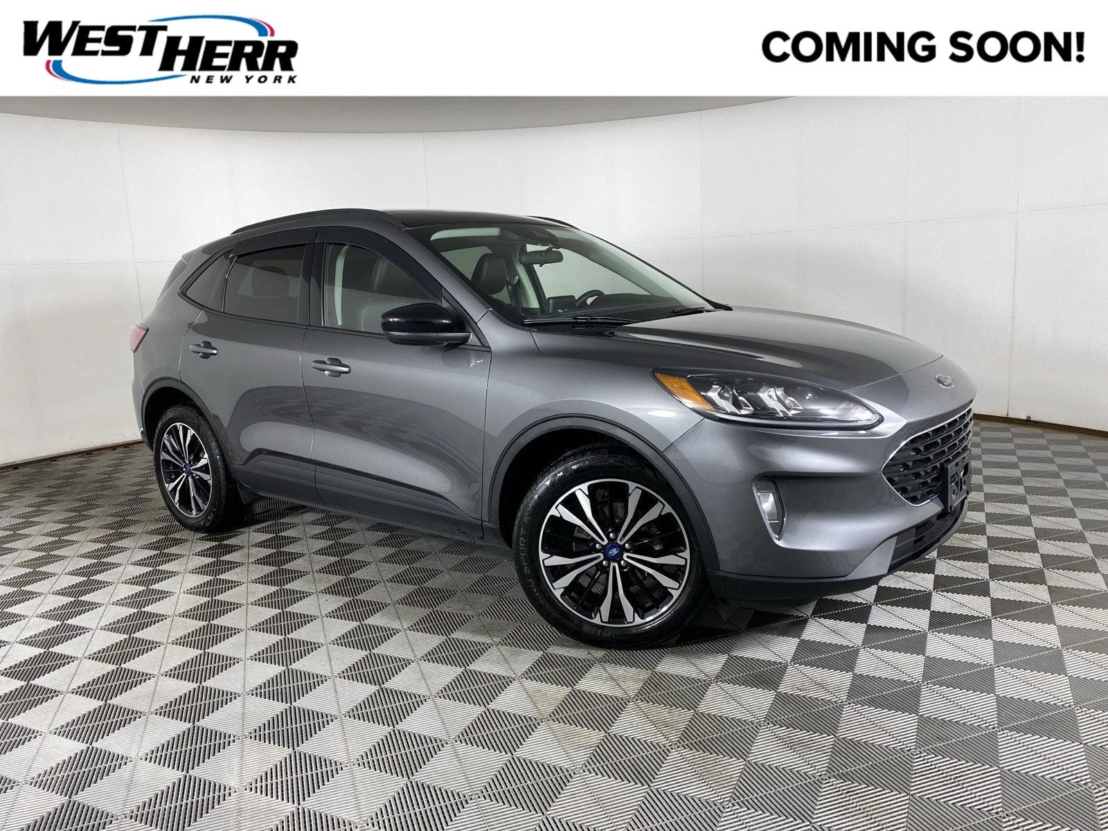 Used 2022 Carbonized Gray Ford SEL image 1