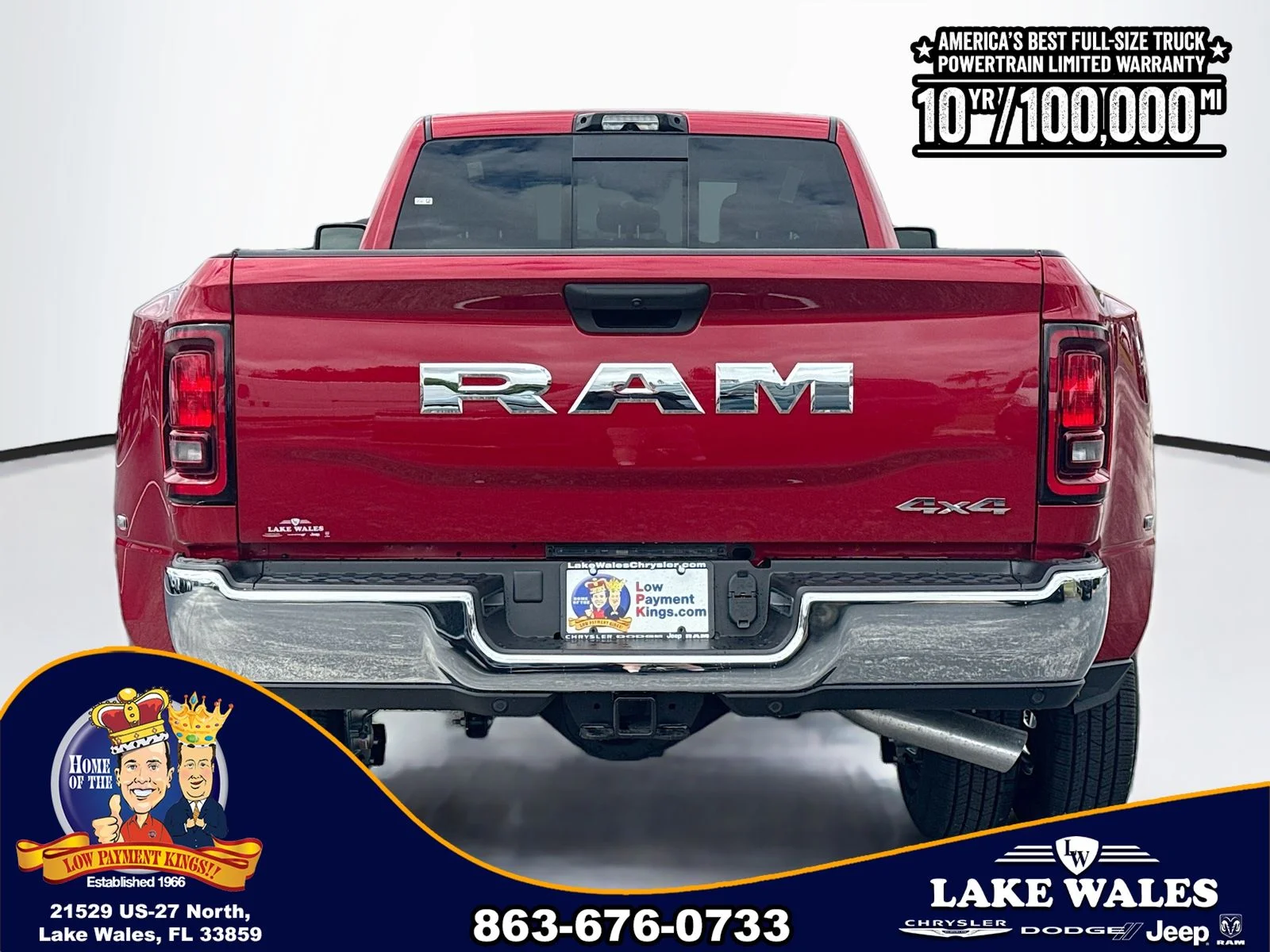 New 2026 Molten Red Pearl-Coat Exterior Paint RAM TRADESMAN image 5