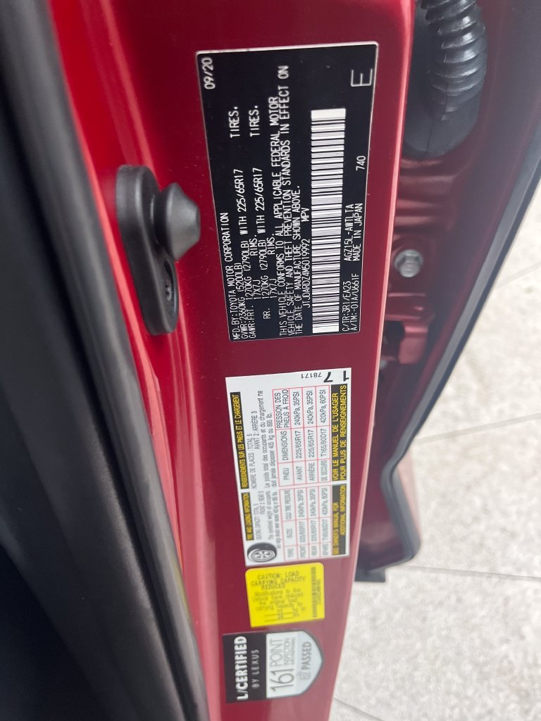 Used 2021 Red Lexus 300 Base image 25
