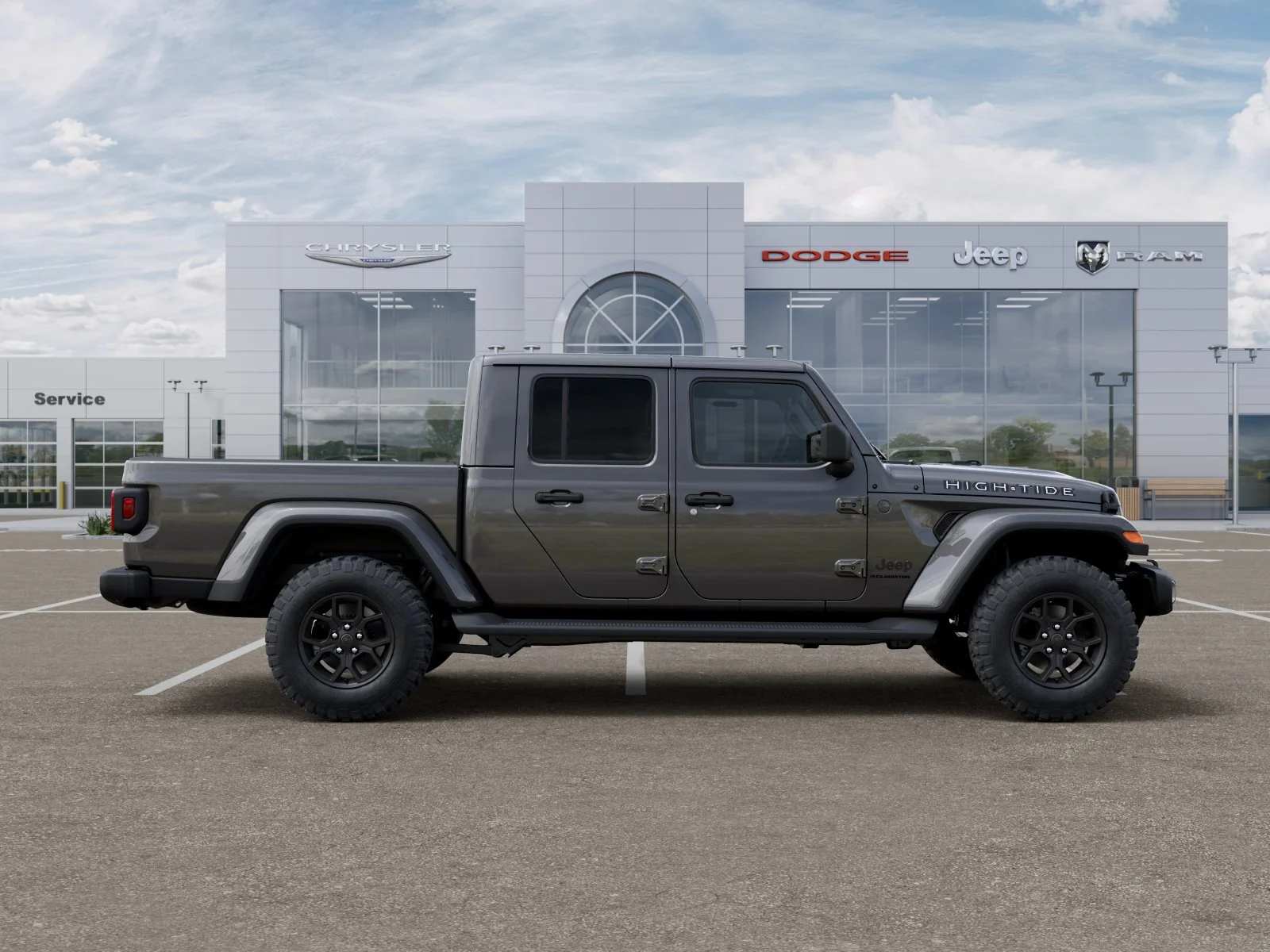 New 2025 Granite Crystal Metallic Clear-Coat Exterior Paint Jeep High Tide image 34