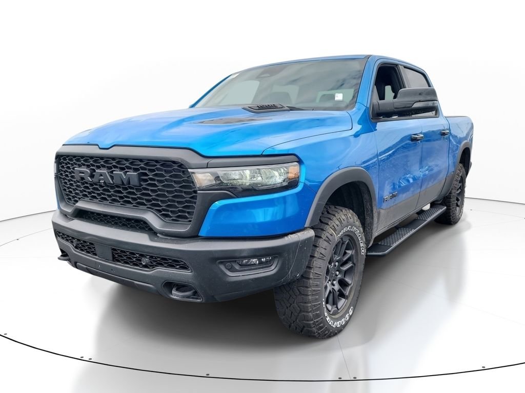 New 2026 Hydro Blue Pearl-Coat Exterior Paint RAM Rebel image 3