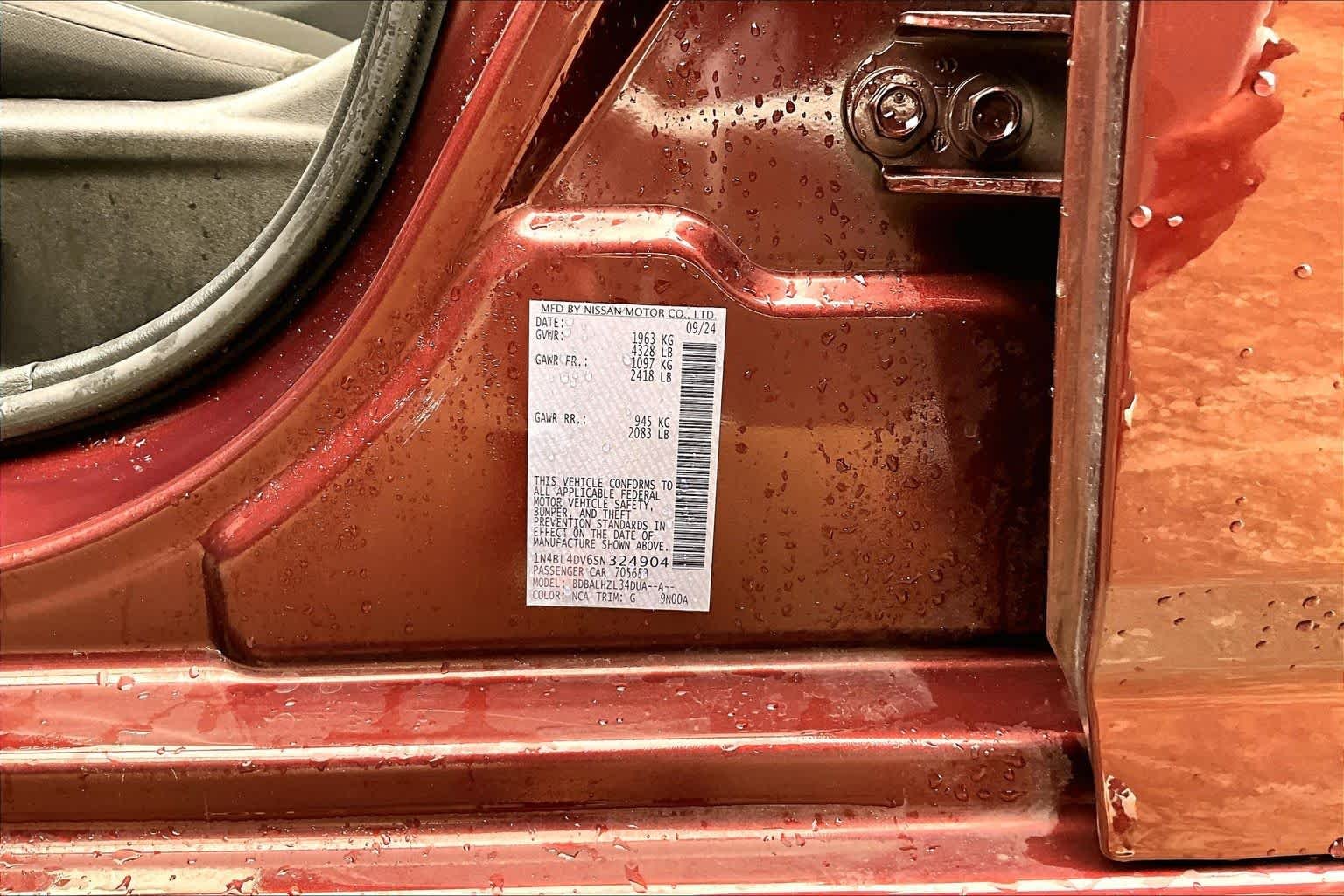 Used 2025 Garnet Pearl Metallic Nissan SV image 36