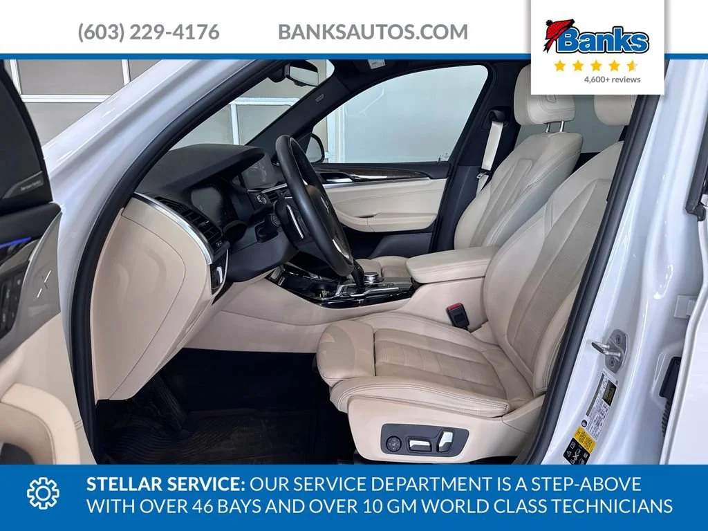 Certified Used 2021 White BMW xDrive30i image 9