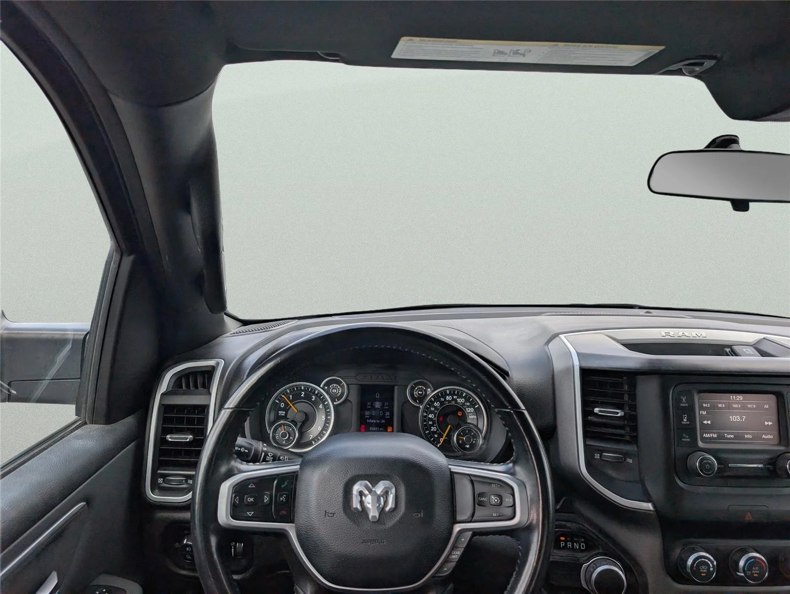 Used 2022 Bright White Clearcoat Ram Big Horn image 27
