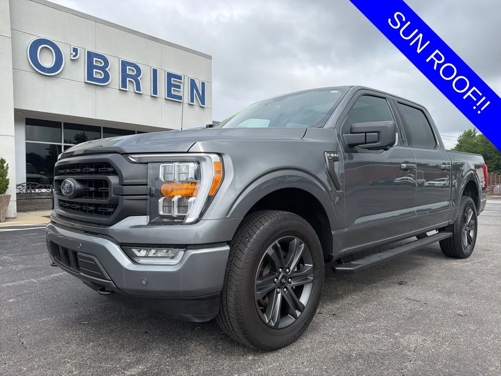 Used 2023 Carbonized Gray Metallic Ford XLT image 1