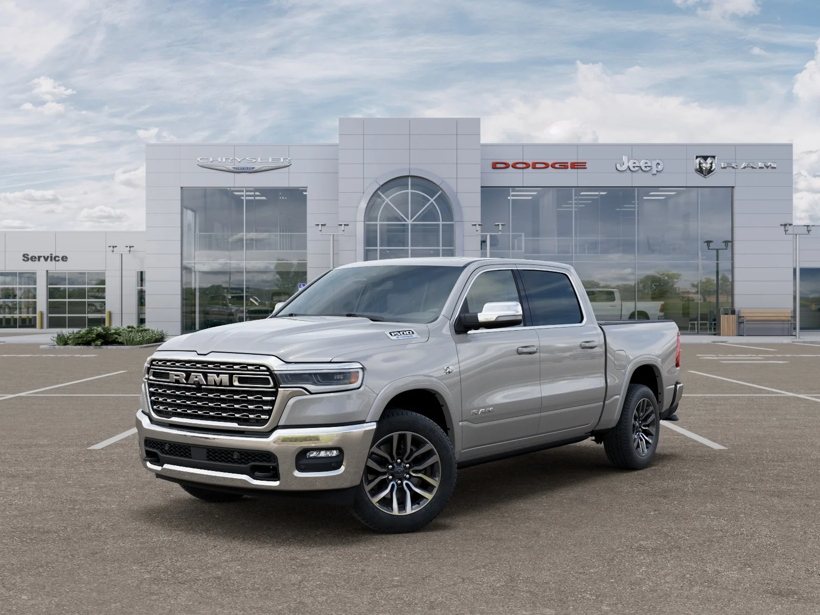 New 2026 Silver Zynith Exterior Paint RAM Limited Longhorn image 46