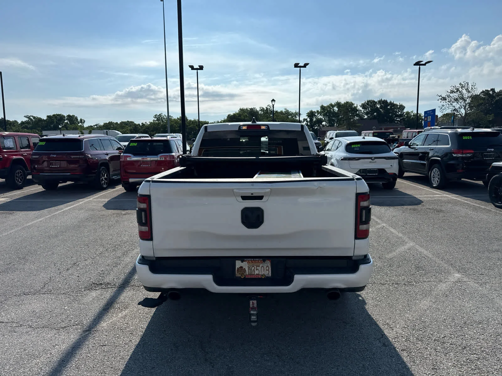 Used 2022 Ivory White Tri-Coat Pearlcoat Ram Laramie image 5