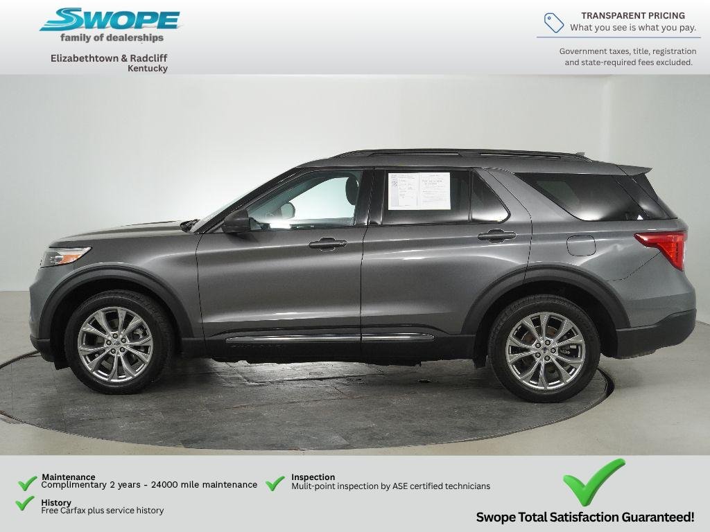 Used 2021 Carbonized Gray Metallic Ford XLT image 6