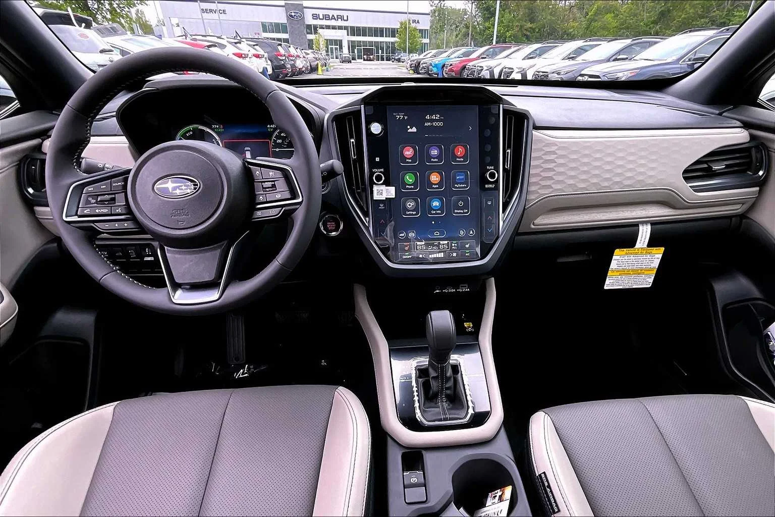 New 2025 Crystal White Pearl Subaru Limited Hybrid image 5