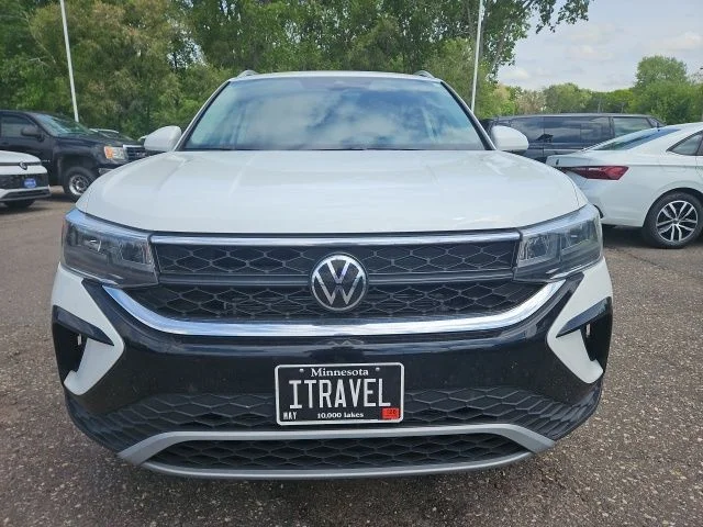 Certified 2023 Volkswagen Taos SE with VIN 3VVVX7B28PM352017 for sale in Inver Grove Heights, Minnesota