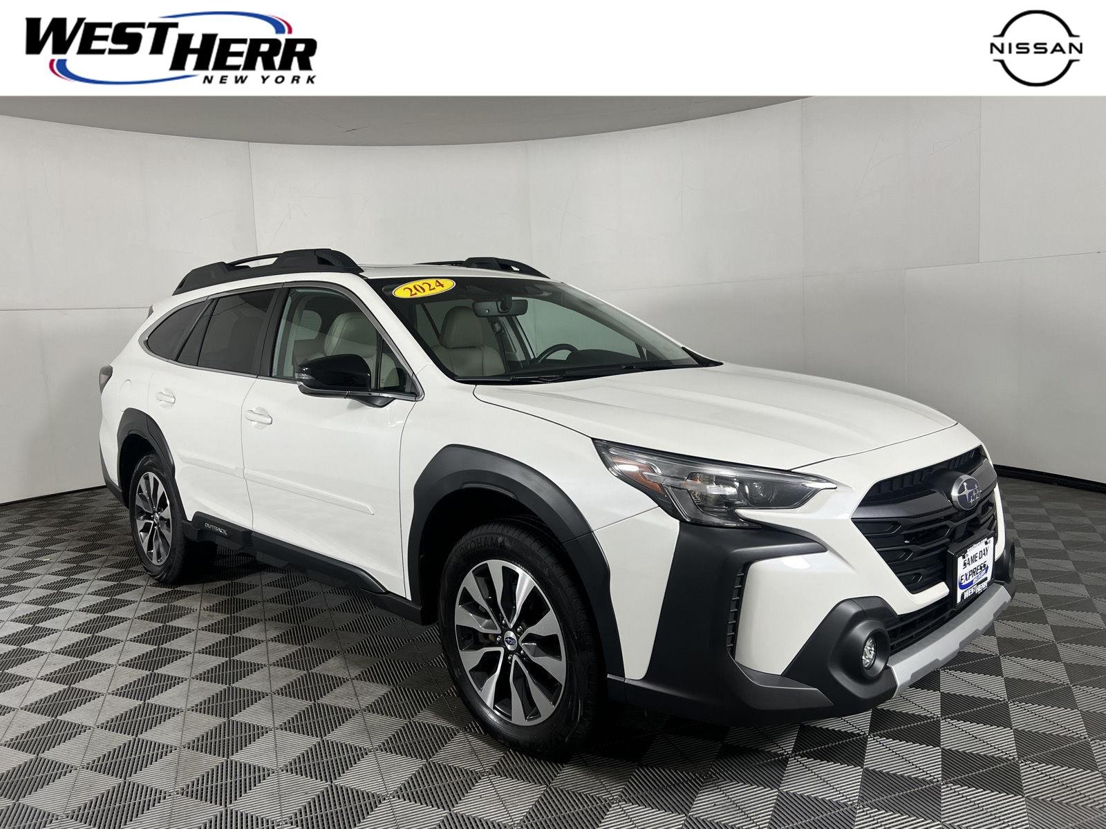 Used 2024 Crystal White Pearl Subaru Limited image 1