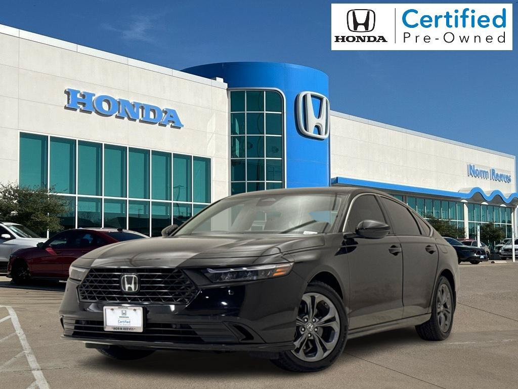 Certified Used 2023 Crystal Black Pearl Honda EX-L image 1
