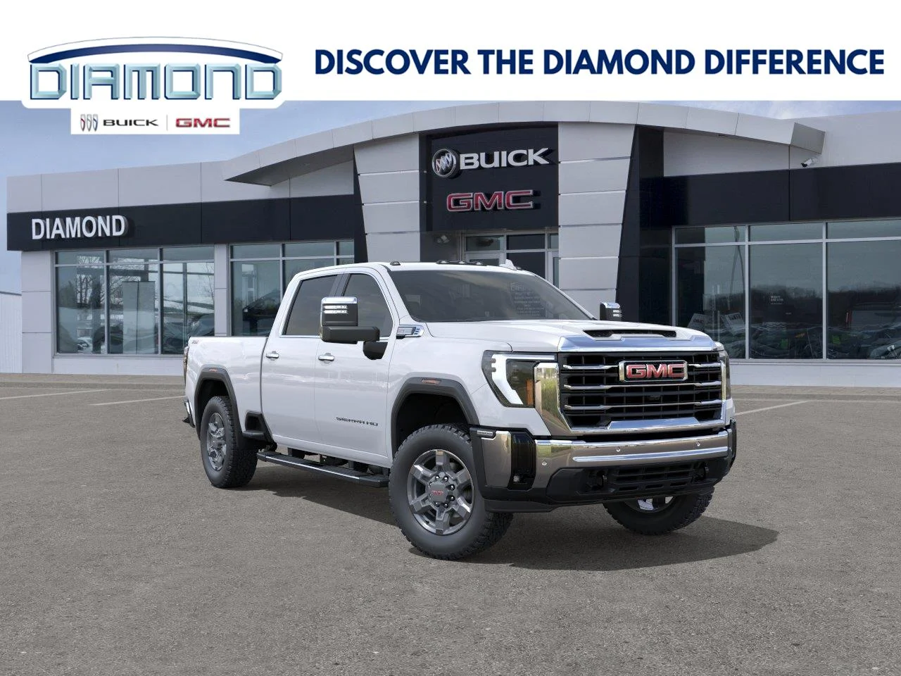 New 2026 Summit White GMC SLT image 1