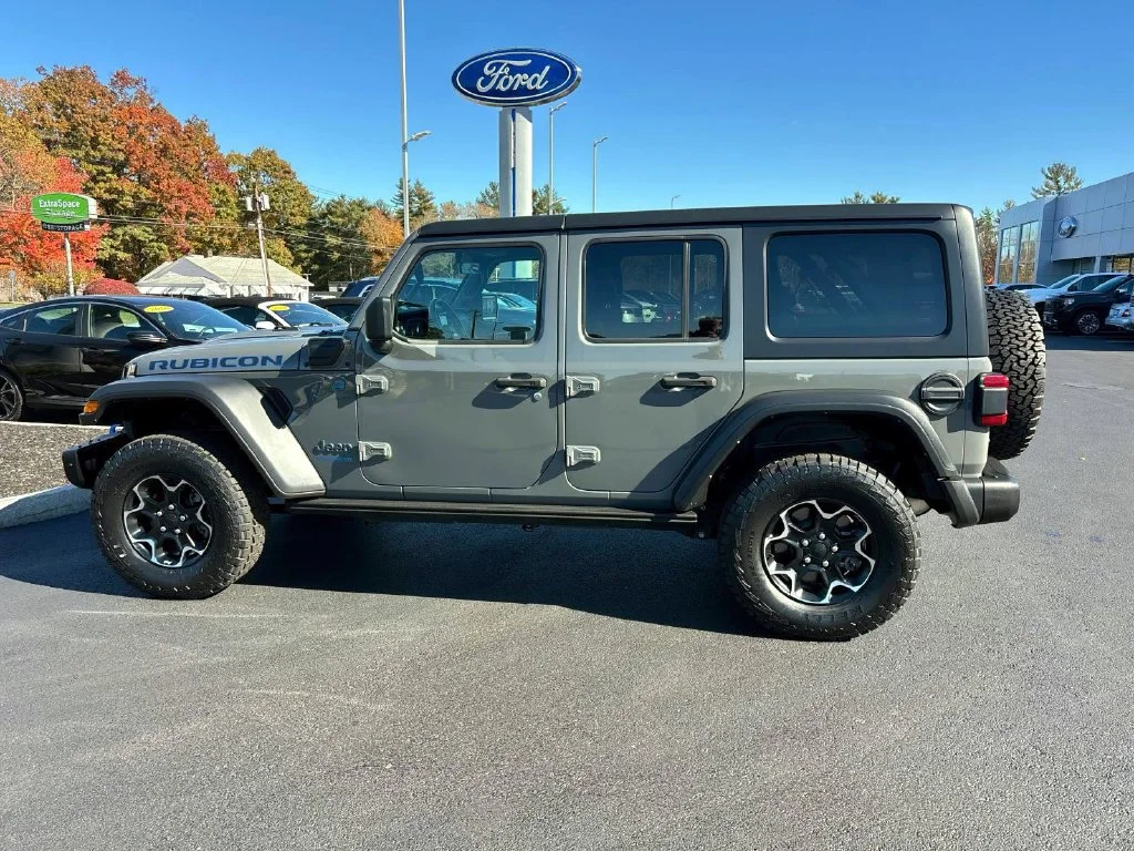 Used 2021 Gray Clearcoat Jeep Unlimited Rubicon 4xe image 6
