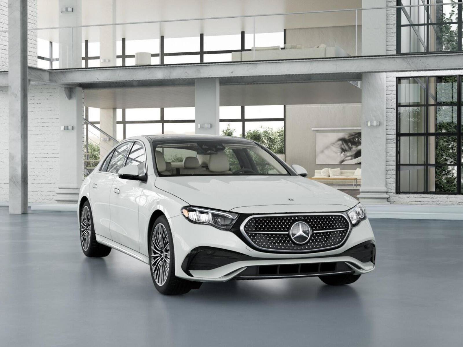 New 2026 MANUFAKTUR Moonlight White Metallic Mercedes-Benz E 350 image 8