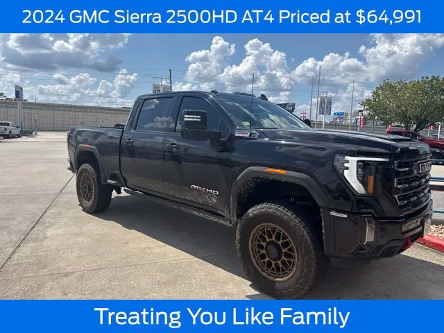 Certified Used 2024 Onyx Black GMC AT4 image 1