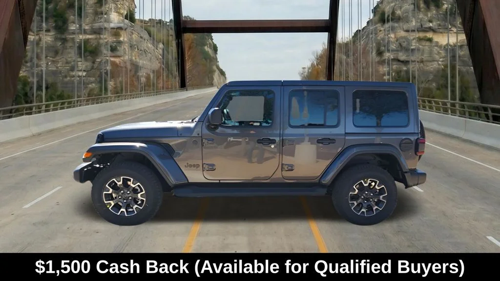 New 2026 Granite Crystal Metallic Clear-Coat Exterior Paint Jeep Sahara image 5