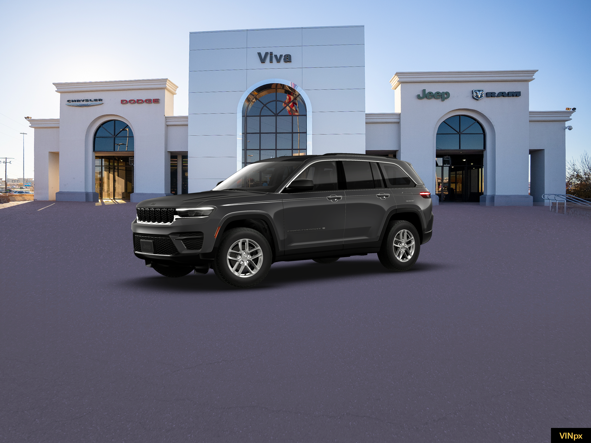 New 2026 Baltic Gray Metallic Clear-Coat Exterior Paint Jeep Laredo image 2