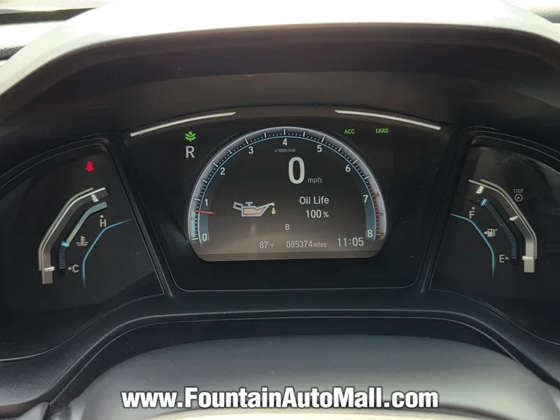 Used 2019 Aegean Blue Metallic Honda LX CVT image 22