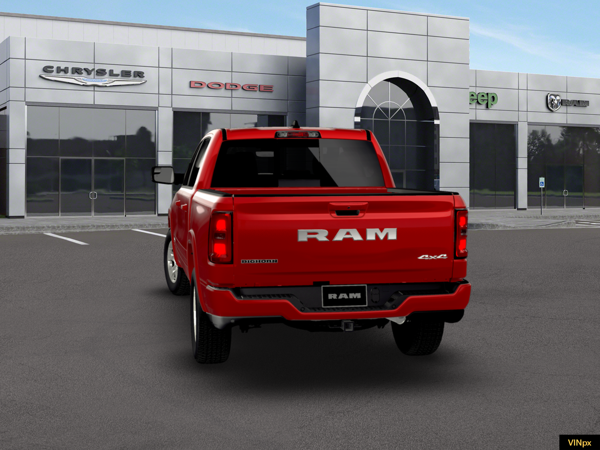 New 2026 Molten Red Pearl-Coat Exterior Paint RAM  image 13