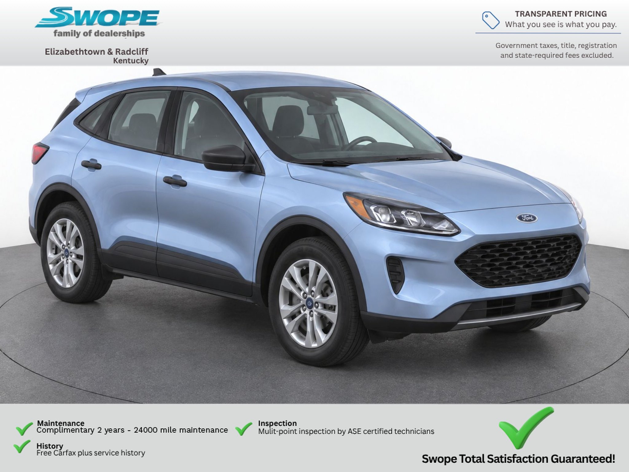 Used 2022 Iced Blue Silver Metallic Ford S image 3