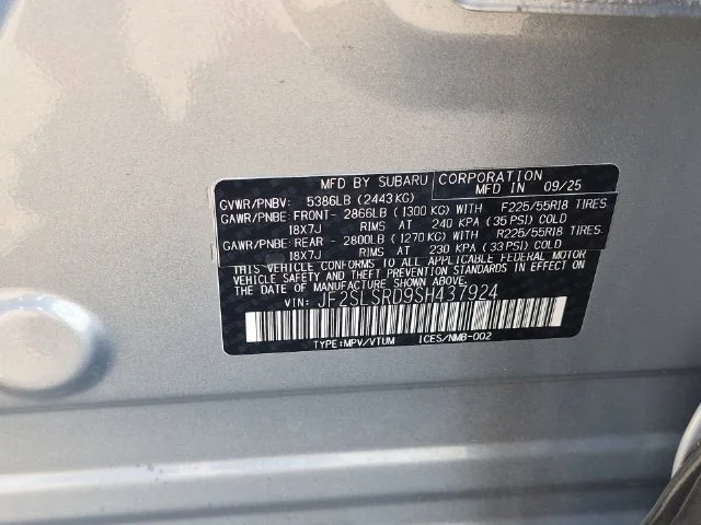 Used 2025 Silver Subaru Limited image 45