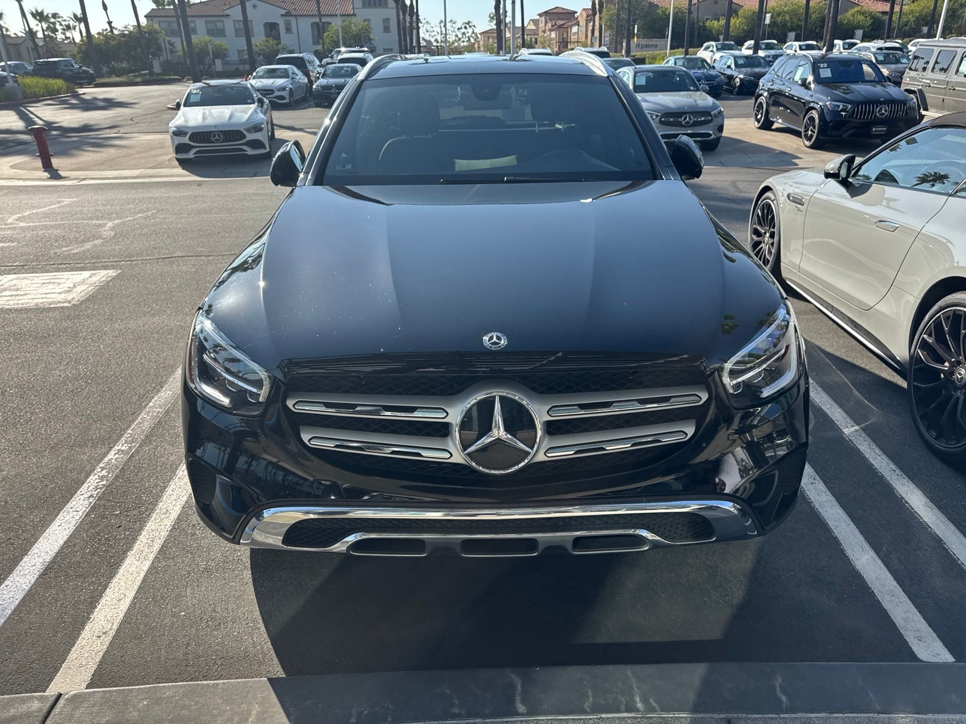 Used 2020 Black Mercedes-Benz GLC 300 image 2