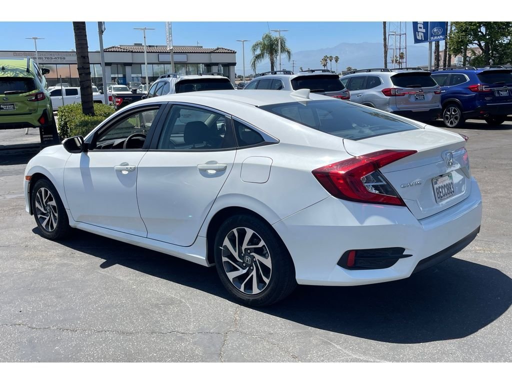 Used 2018 White Orchid Pearl Honda EX image 3