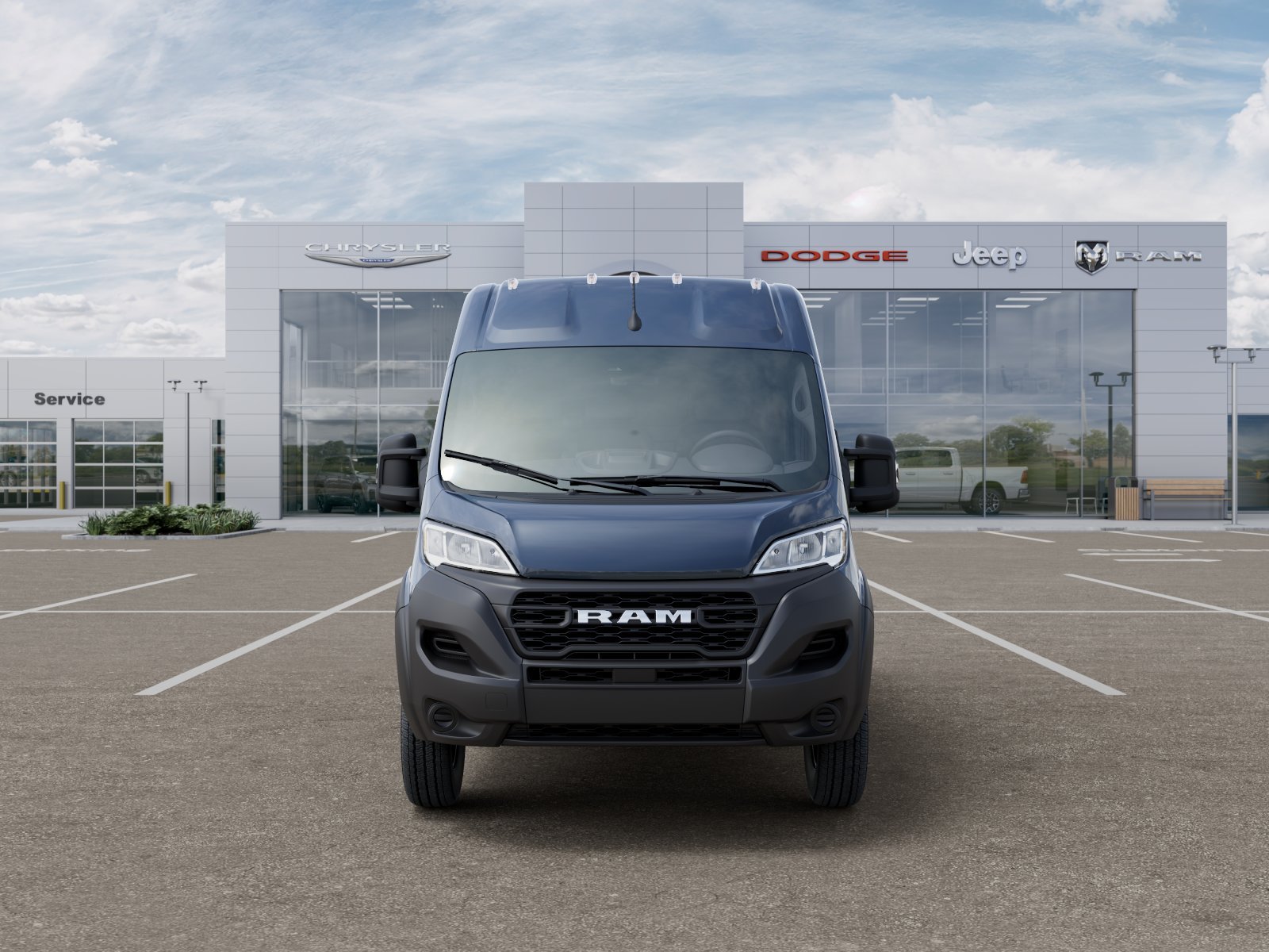 New 2026 Forged Blue Metallic Exterior Paint RAM High Roof image 33