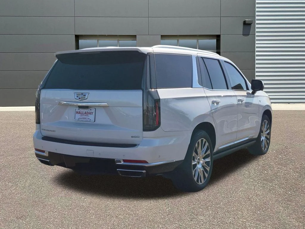 Used 2025 Crystal White Tricoat Cadillac 4WD Premium Luxury Platinum image 5