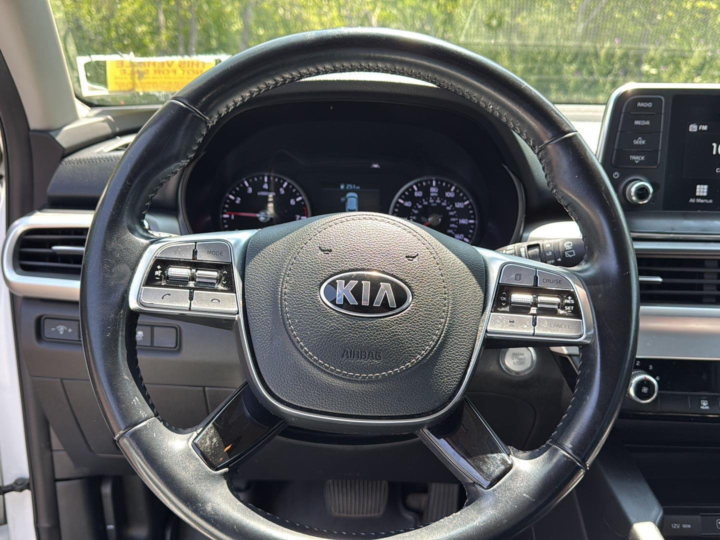 Used 2021 Snow White Pearl Kia LX image 10