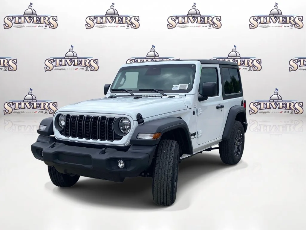 New 2026 Bright White Clear-Coat Exterior Paint Jeep Sport S image 3