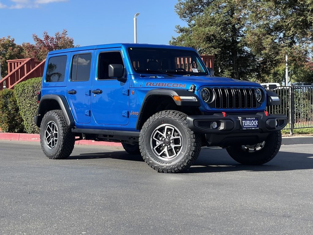 New 2026 Hydro Blue Pearl-Coat Exterior Paint Jeep Rubicon image 2