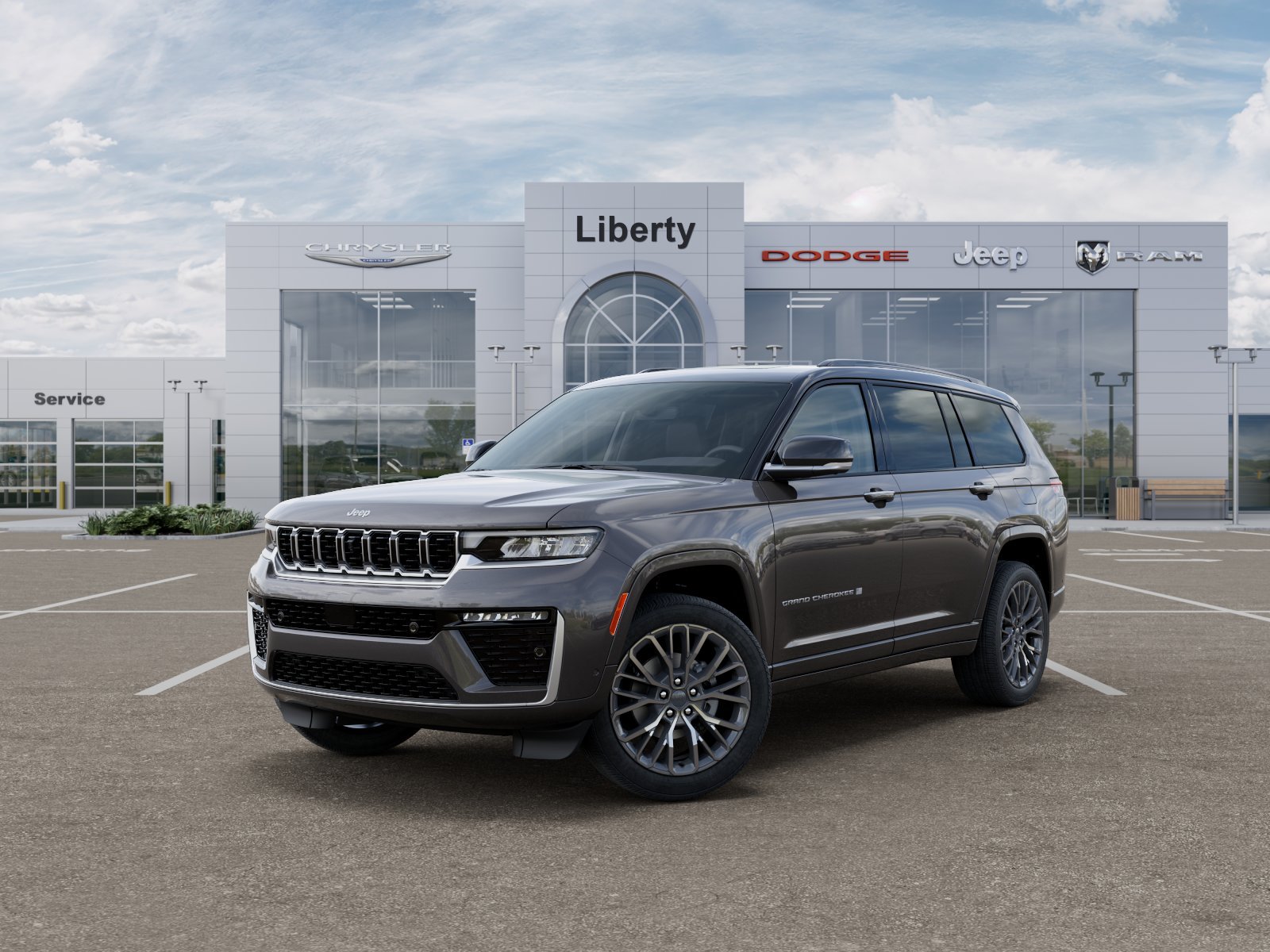 New 2026 Baltic Gray Metallic Clear-Coat Exterior Paint Jeep Summit image 2