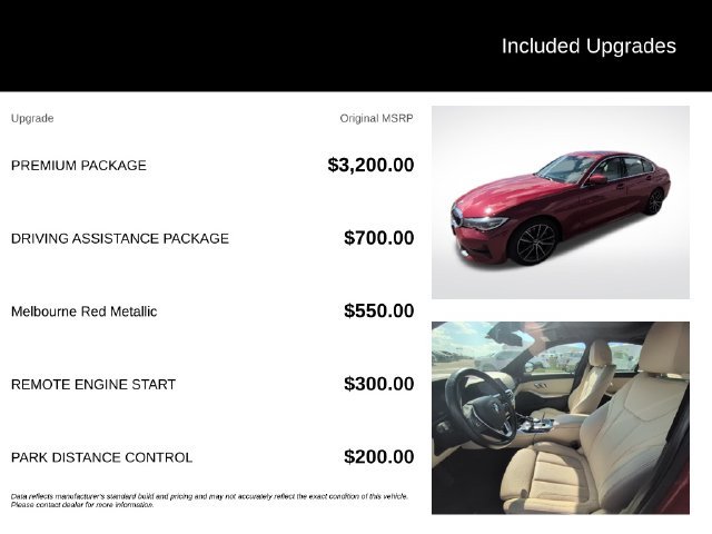 Used 2021 Red BMW 330i xDrive image 5