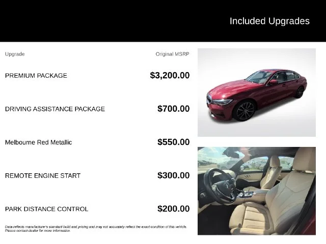 Used 2021 Red BMW 330i xDrive image 5