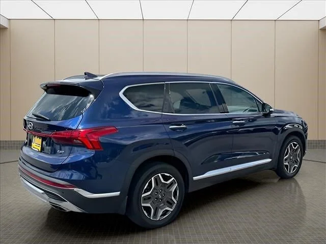 Used 2022 Blue Hyundai Limited image 3